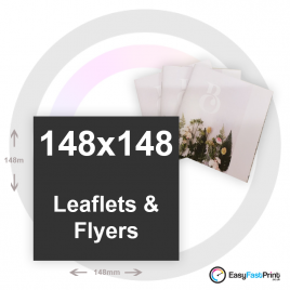 148 x 148mm Square Leaflets and Flyers