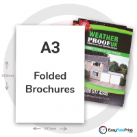 A3 Folded Brochures
