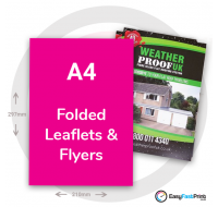A4 Folded Leaflets
