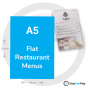 A5 Flat Restaurant Menus A5 Flat Restaurant Menus