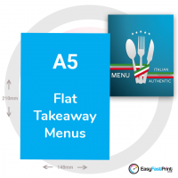 A5 Takeaway Menus (Flat)
