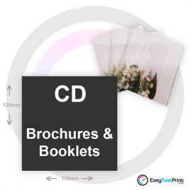 CD (120mm x 120mm) Brochures and Booklets