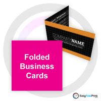Folded Business Cards