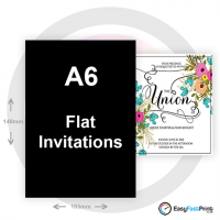 A6 Invitations (Flat)